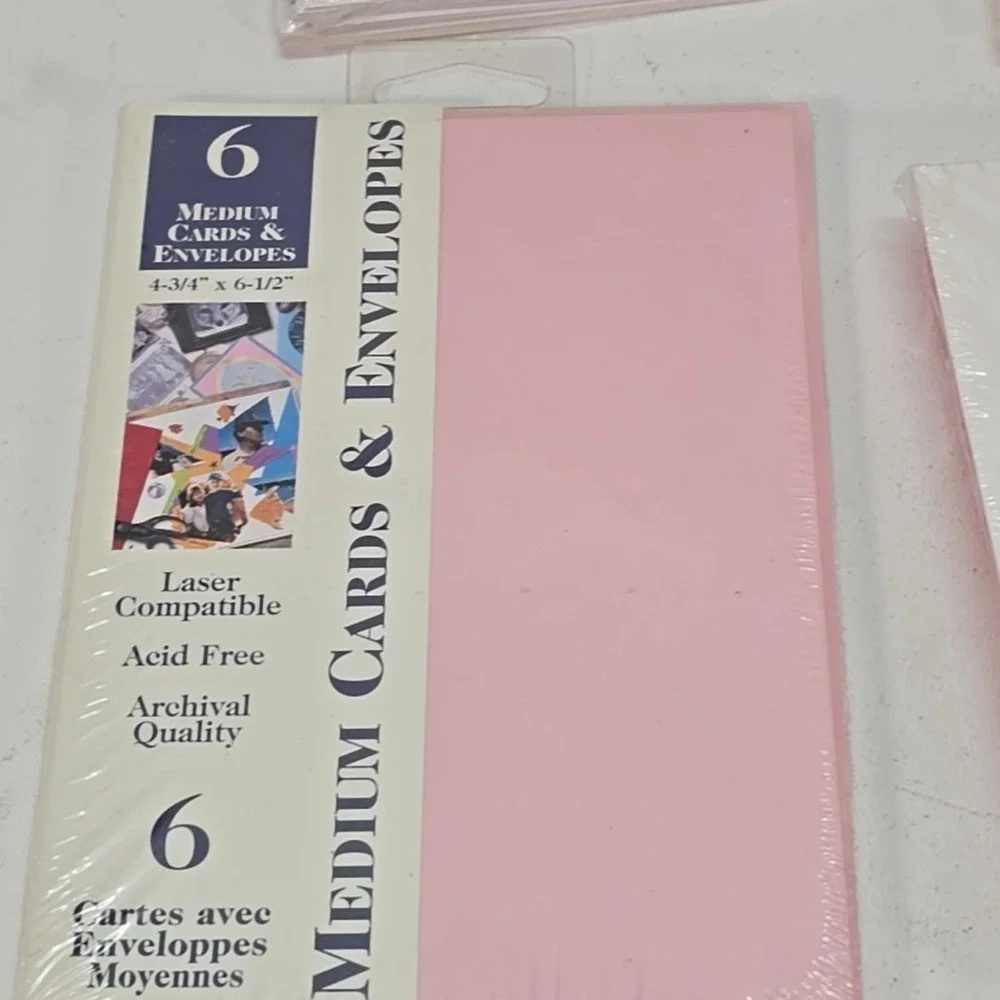 Lot of 4 Archivers 10 Greeting Cards w/Envelopes Printed Notecards & 6 Cards w/E